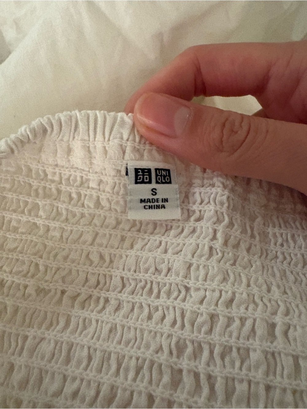 Uniqlo Women's White Linen Blend Maxi Dress - Picture 2 of 2